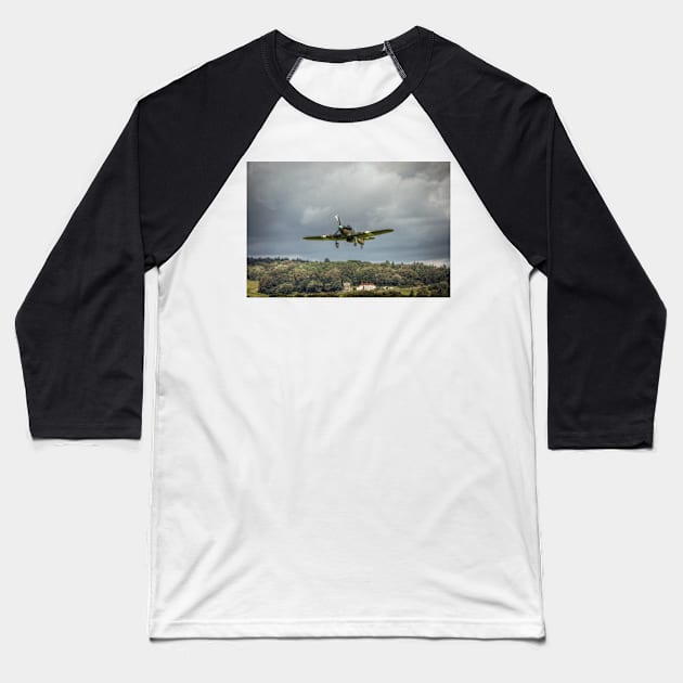 Hawker Hurricane Mk IIc PZ865 Baseball T-Shirt by Nigdaw